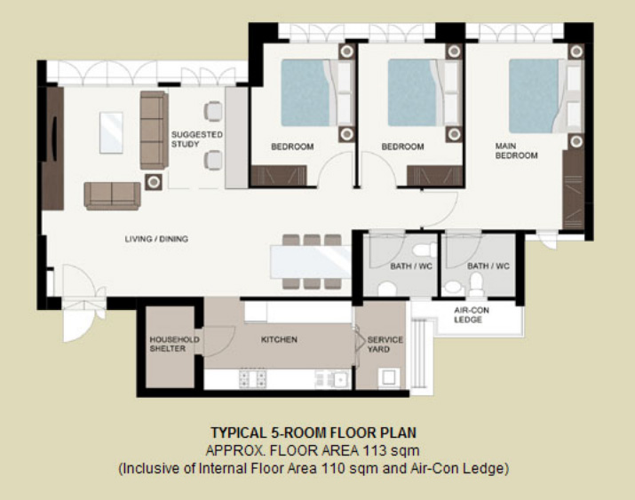 Affordable 5 Room Hdb Flats