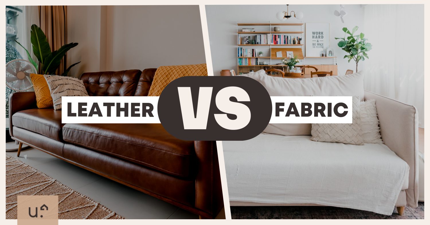 leather sofa vs cloth sofa
