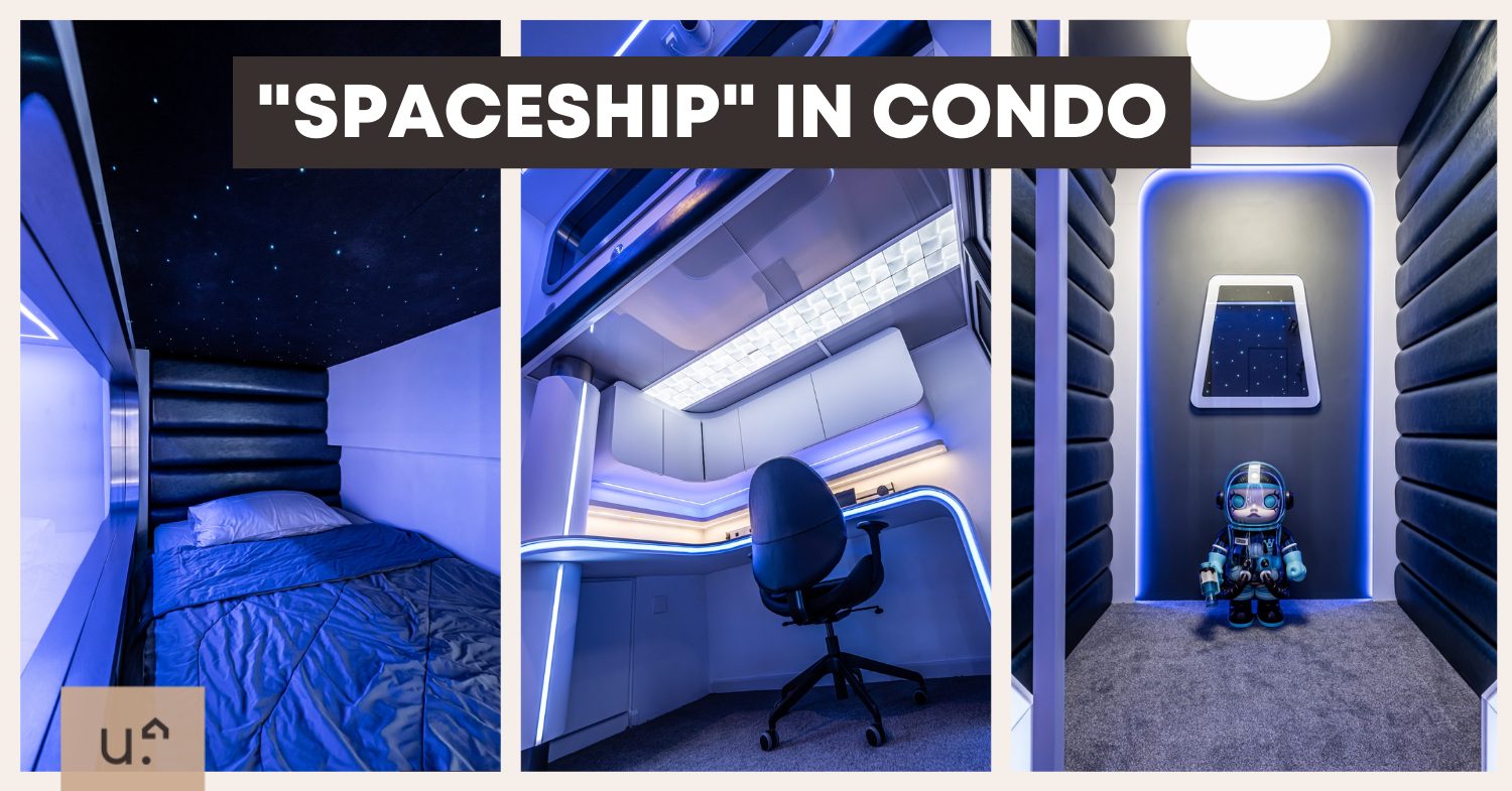 This SpaceThemed Bedroom Has A Star Ceiling & Capsule Loft