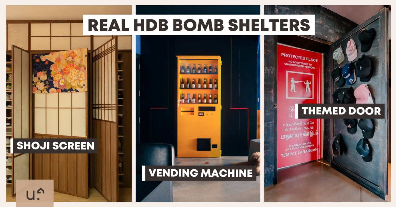 8 Best Real HDB Bomb Shelter Disguises To Hide That Ugly Metal Door