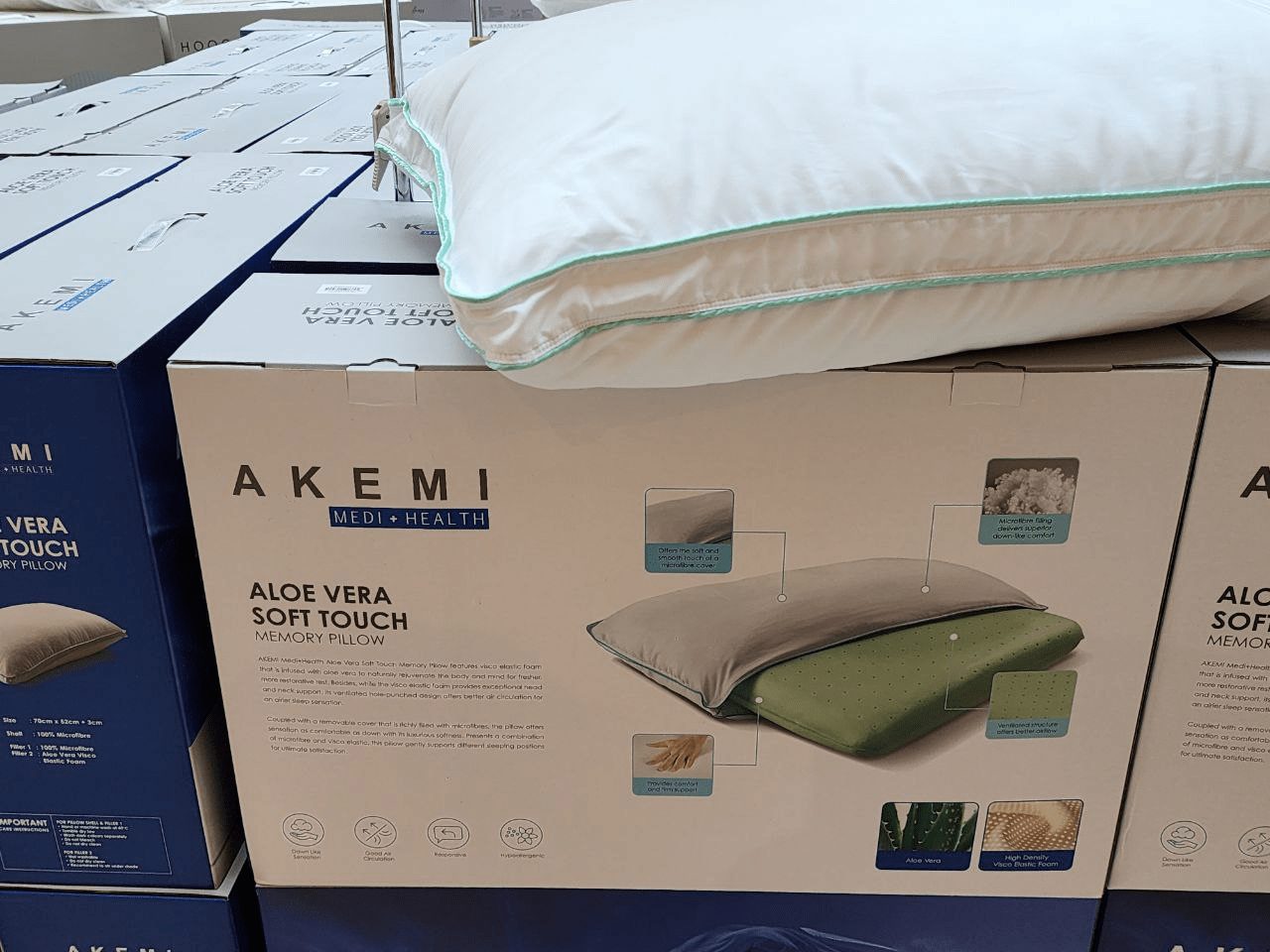 Akemi aloe vera memory pillow best sale