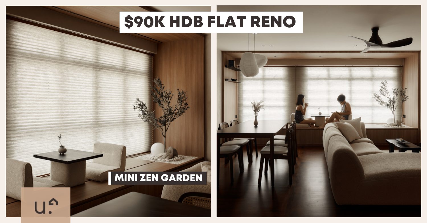 This Japandi 5-Room HDB Has A Chashitsu & Tiny Zen Garden