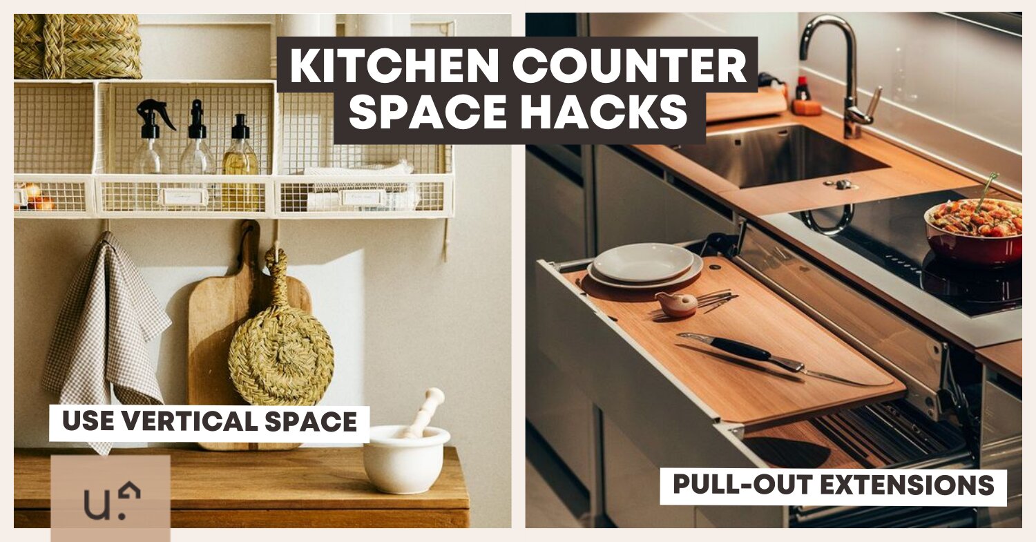 7 SpaceSaving Kitchen Countertop Ideas To Maximise Real Estate